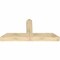 Ekena Millwork Portland Rough Sawn Timber Gable Bracket, Douglas Fir, 60"W x 27"H x 6"D x 6"F, 11/12 Pitch GBW060X27X0606POR00RDF - alternate 4